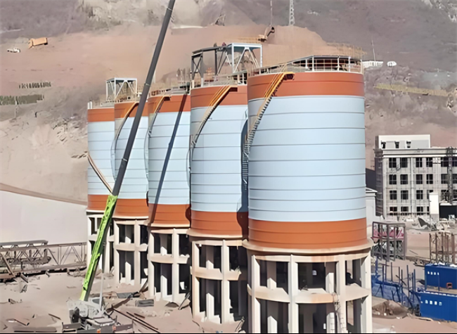 感城镇高架钢板仓